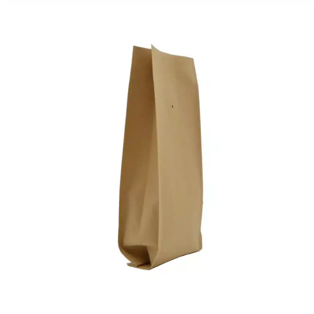 Bijlagedetails 606419-Zijvouwzak-1.000-gram-142-x-420-38-mm-kraft-bruin-ventiel-geen-zipper