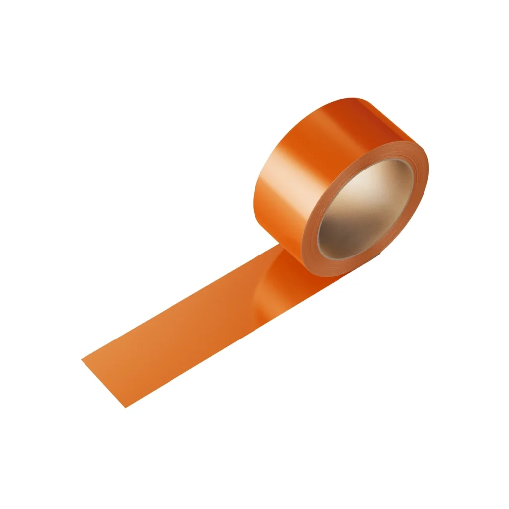 Oranje vloermarkeringstape op rol