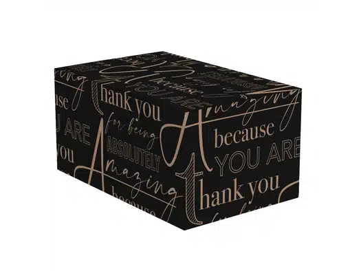 kerstpakketdoos amazing zwart