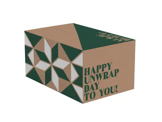 kerstpakketdoos groen